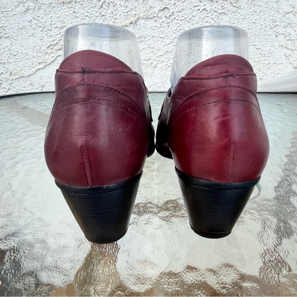 Dorking by Fluchos Merlot Slip On Block Heel Shoes - Picture 8 of 16